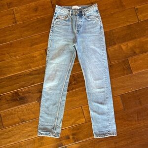 & Other Stories Straight Leg Jeans - Light Medium Wash